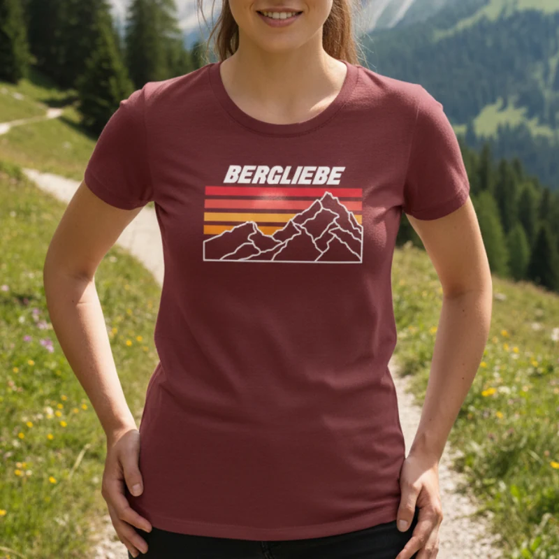 Bergliebe - Damen Premium T-Shirt
