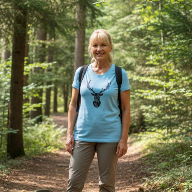Hirsch - Damen Premium T-Shirt