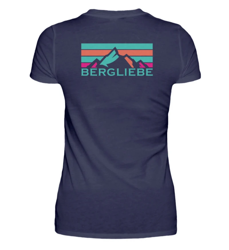 Bergliebe ON TOP Backprint - Damen Premium T-Shirt