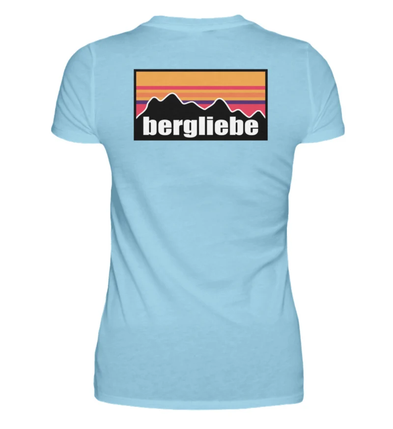 Bergliebe Backprint - Damen Premium T-Shirt