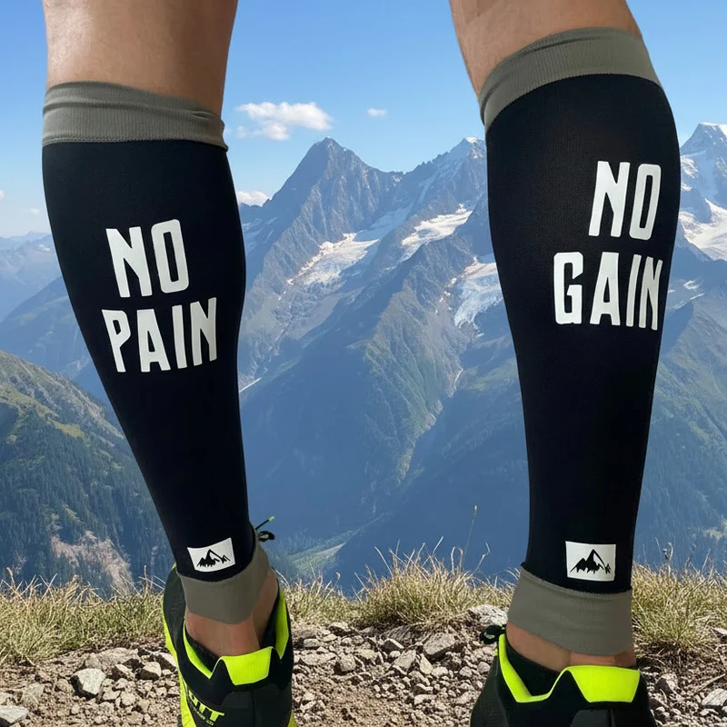 Bergliebe® Compression Calf Sleeves (Beinlinge) - No Pain Black