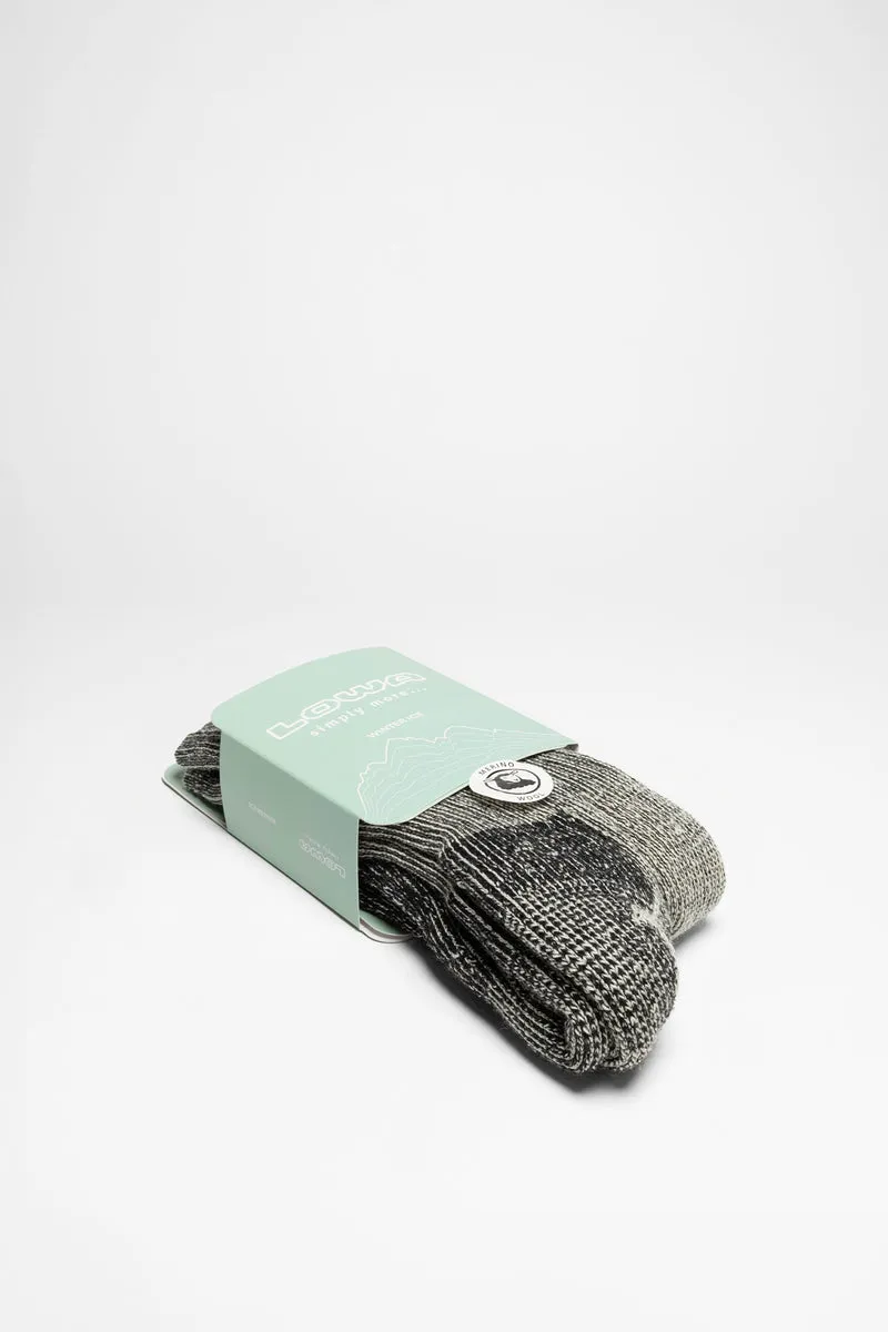 WINTER ICE Unisex Wandersocken (Schwarz)