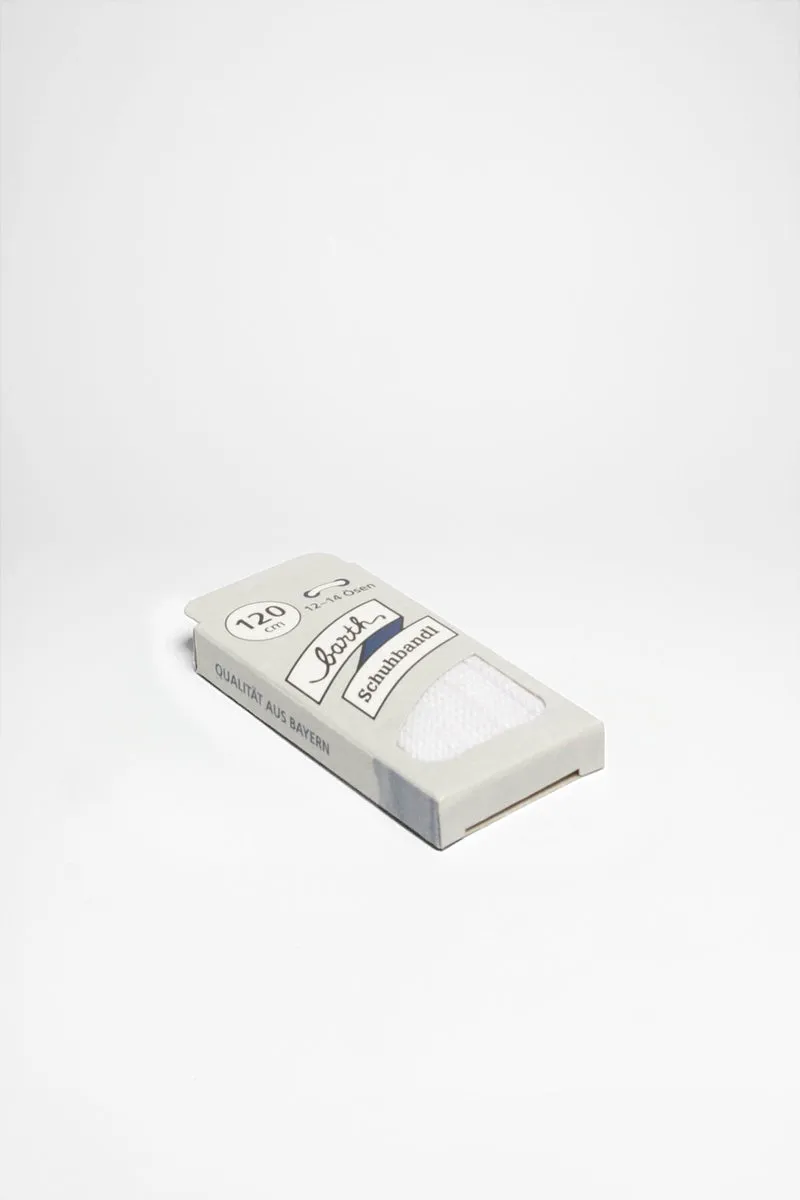 Schuhband flach (Weiß)