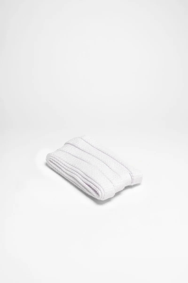 Schuhband flach (Weiß)