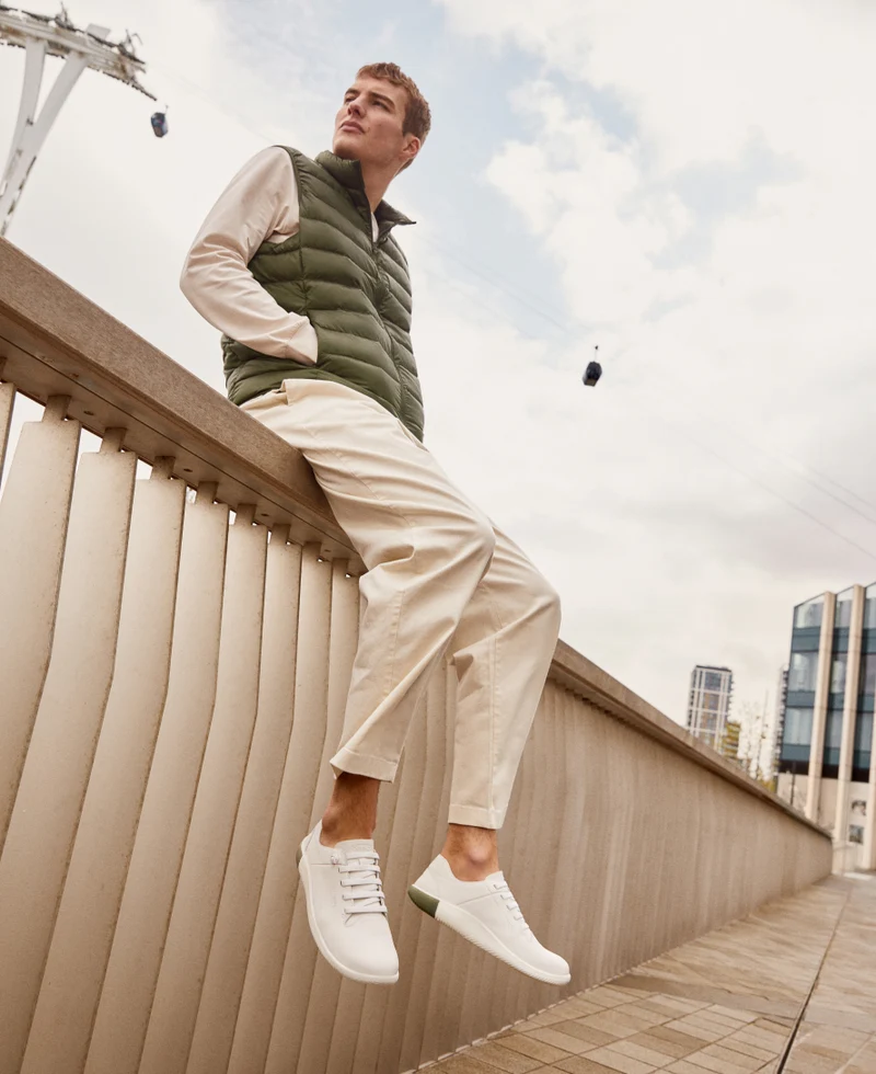 KNX Ledersneaker für Herren | Star White/Star White
