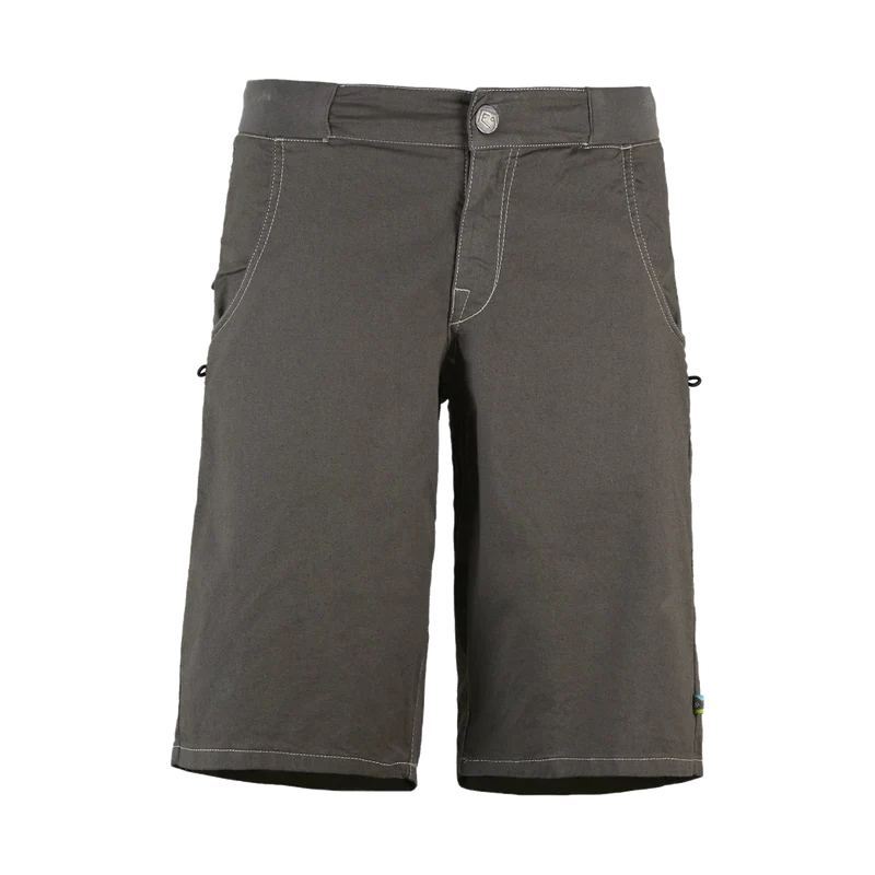 E9 Kroc Flax Short Grey, Bequeme Klettershorts für Bouldern und Freizeit