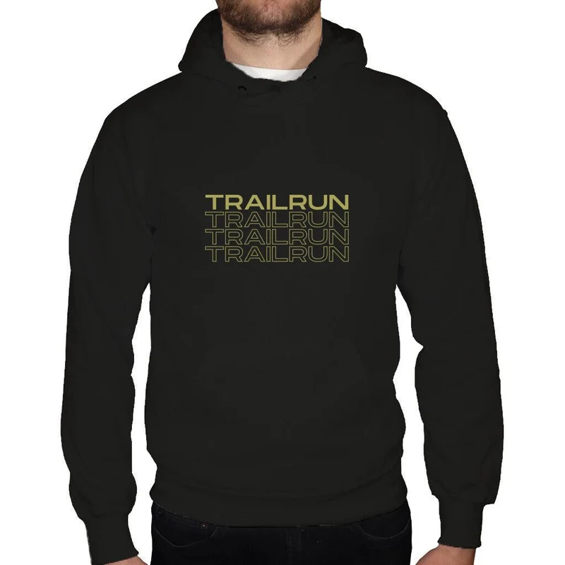 TRAILRUN Letters transparent - Bio Premium Hoodie