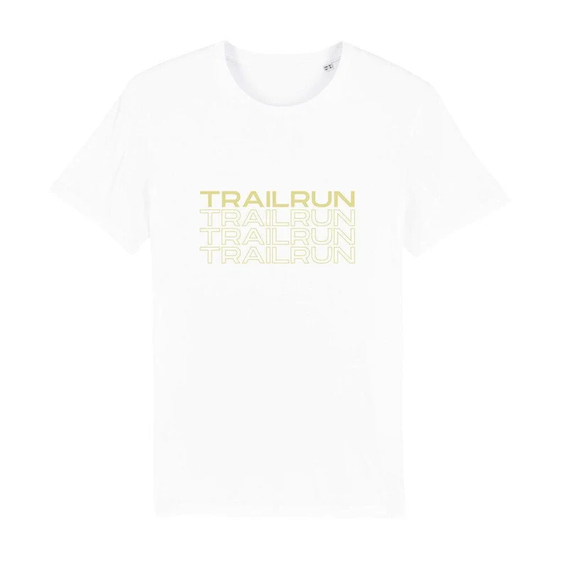TRAILRUN Letters transparent - Bio Premium T-Shirt