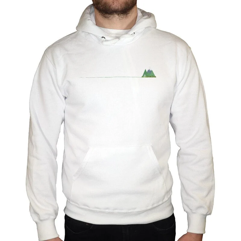 Laufweg Trail Gebirge - Bio Premium Hoodie