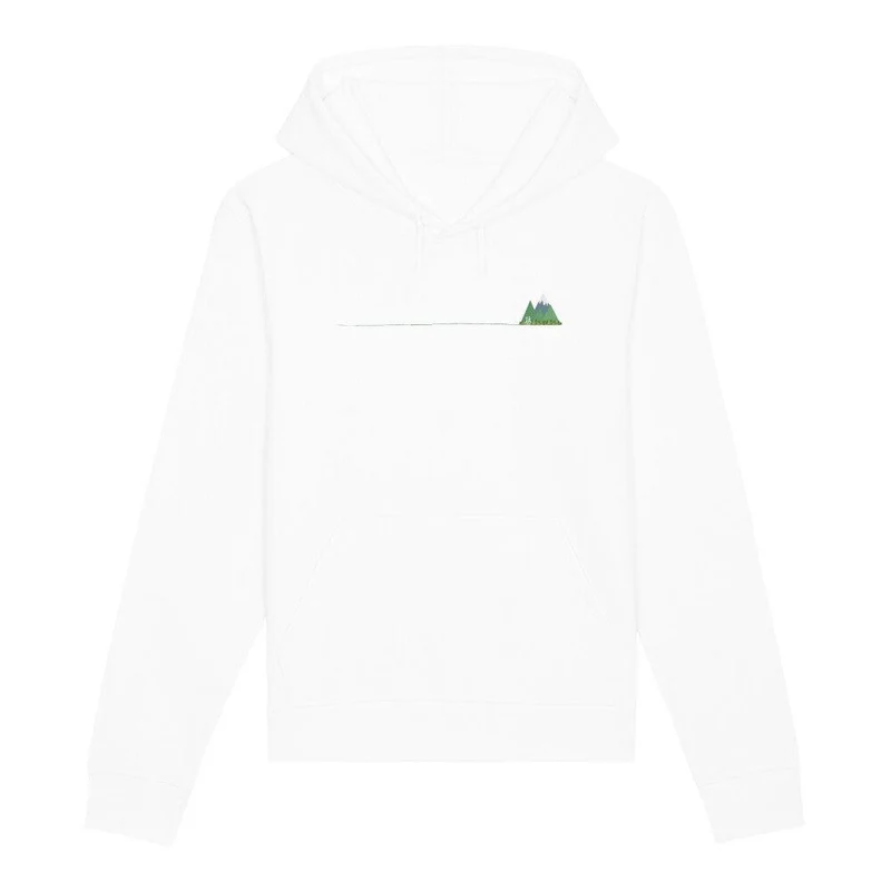 Laufweg Trail Gebirge - Bio Premium Hoodie