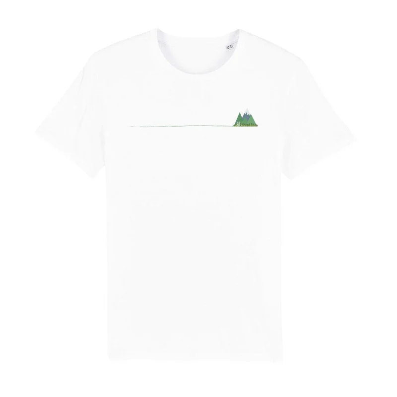 Laufweg Trail Gebirge - Bio Premium T-Shirt