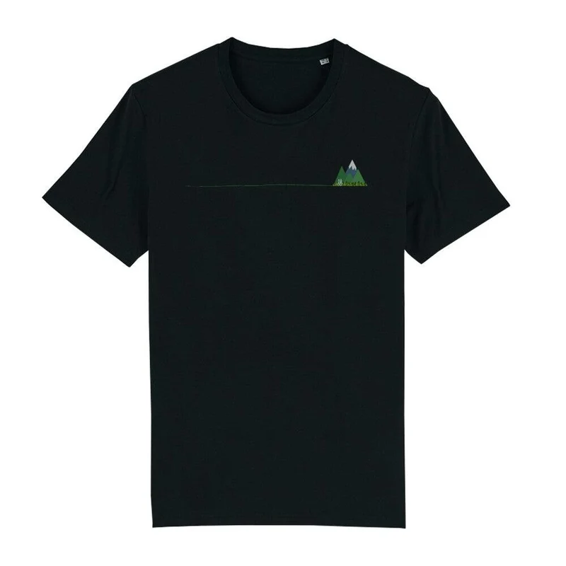Laufweg Trail Gebirge - Bio Premium T-Shirt