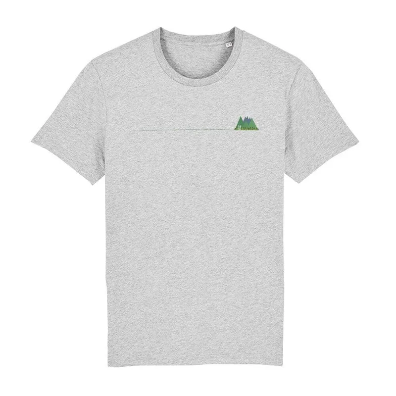 Laufweg Trail Gebirge - Bio Premium T-Shirt