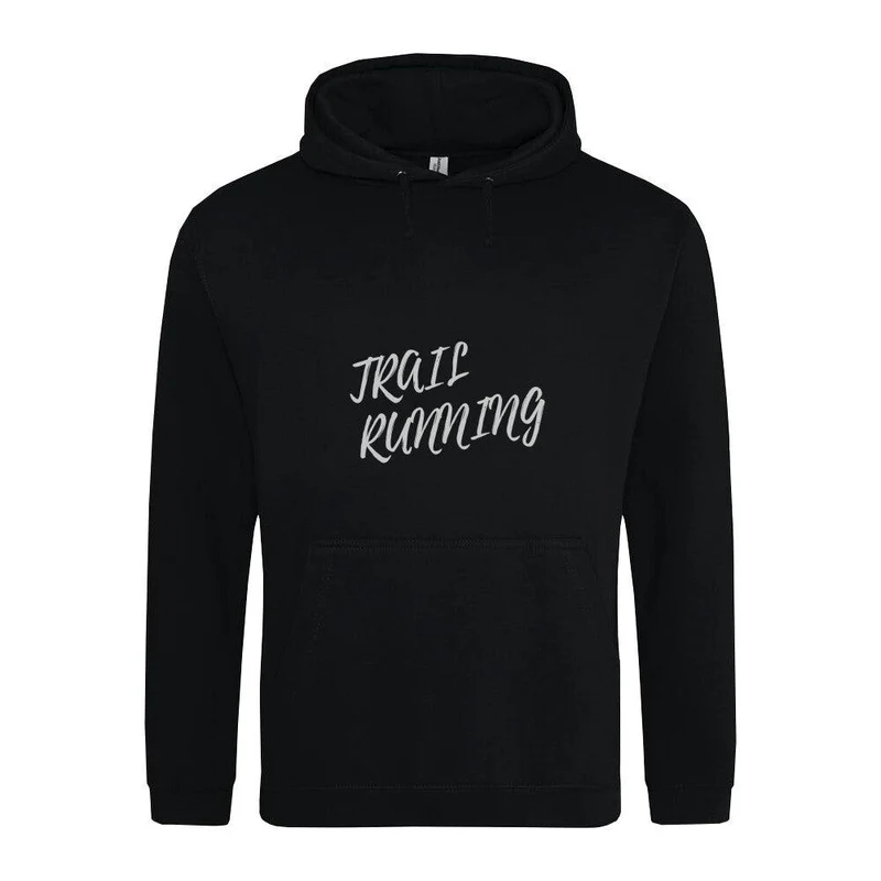 Trail Running Minimal Letters - Bio Premium Hoodie