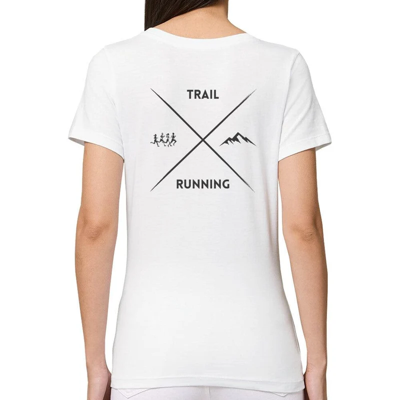 Trail Running Cross - Premium Bio T-Shirt Damen