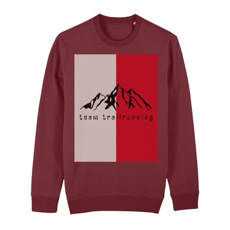 red flag Gebirgstrail - Bio Premium Sweatshirt