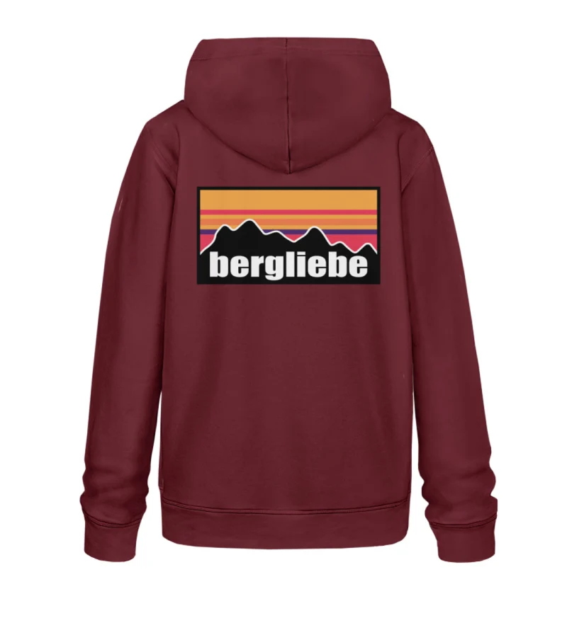 Bergliebe Backprint - Unisex Premium Organic Hoodie