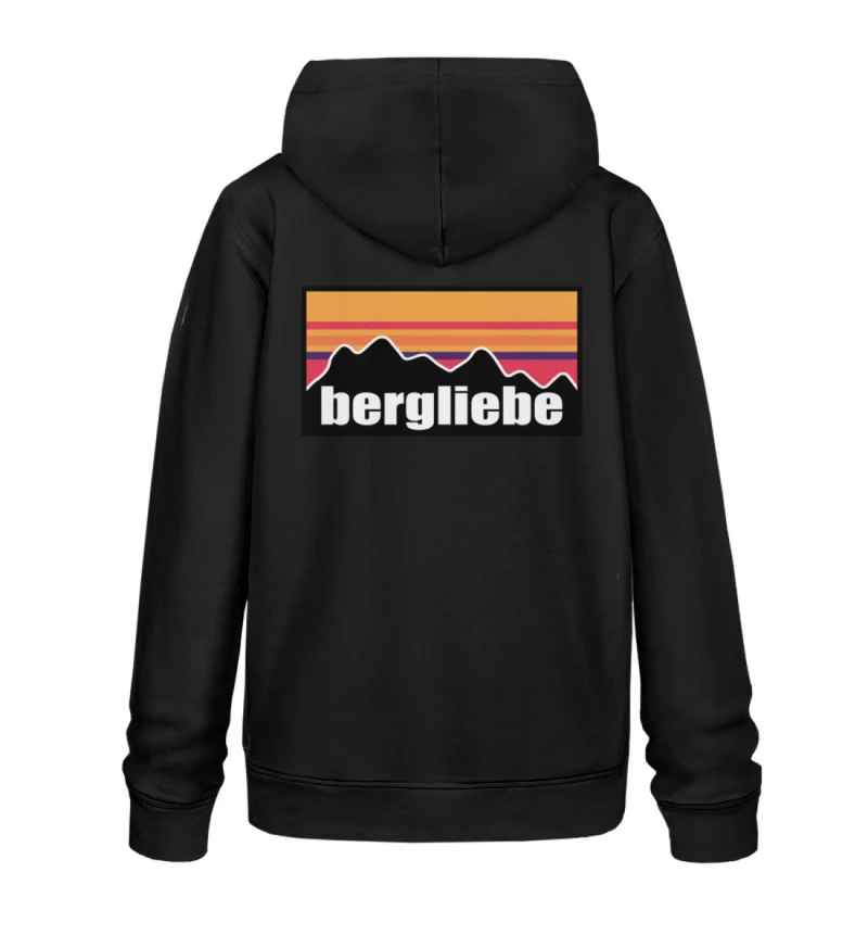 Bergliebe Backprint - Unisex Premium Organic Hoodie