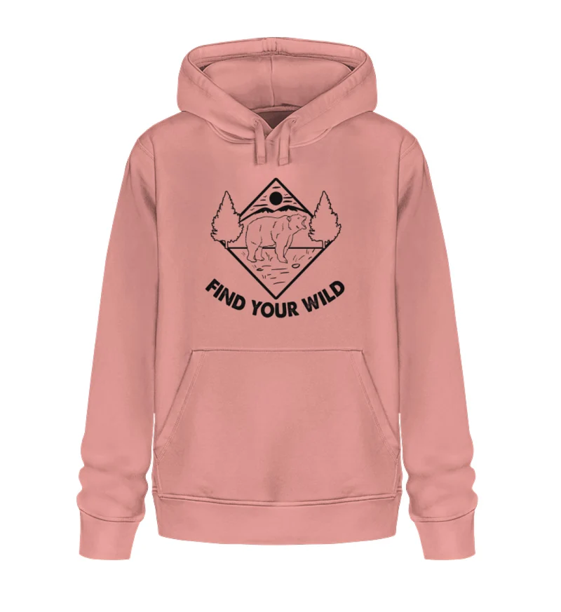 Find your wild - Unisex Premium Organic Hoodie