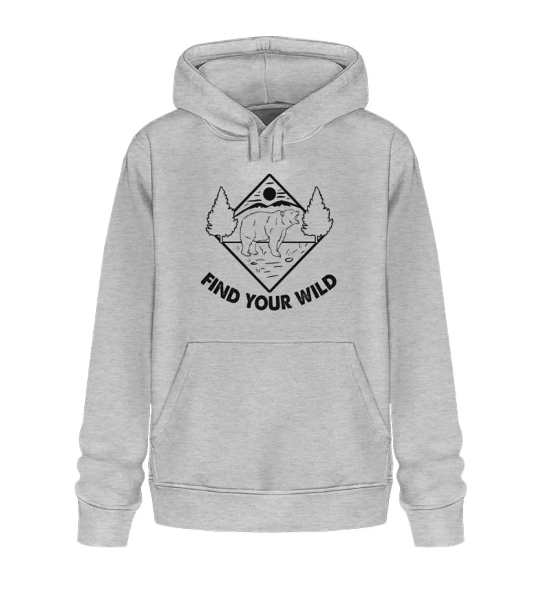 Find your wild - Unisex Premium Organic Hoodie