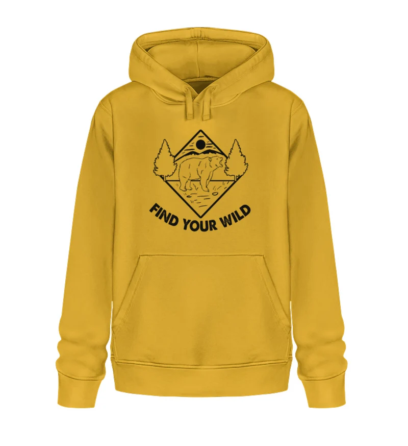 Find your wild - Unisex Premium Organic Hoodie