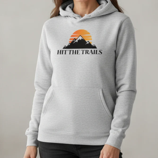 Trailrunning Hit the Trails - Unisex Premium Organic Hoodie