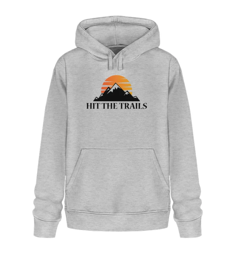 Trailrunning Hit the Trails - Unisex Premium Organic Hoodie