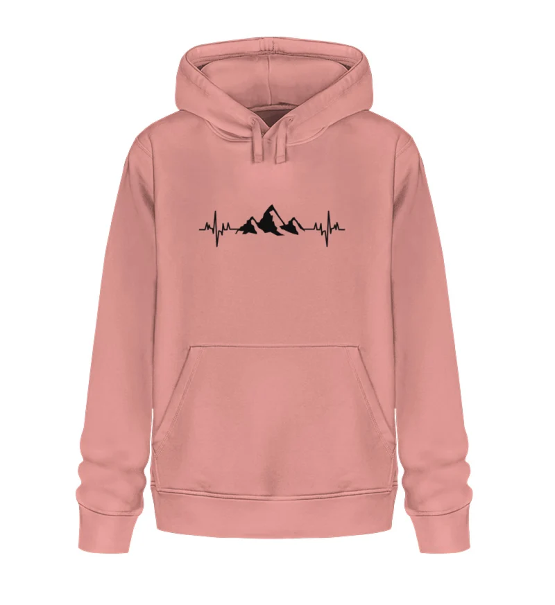 Berg Herzschlag - Unisex Premium Organic Hoodie