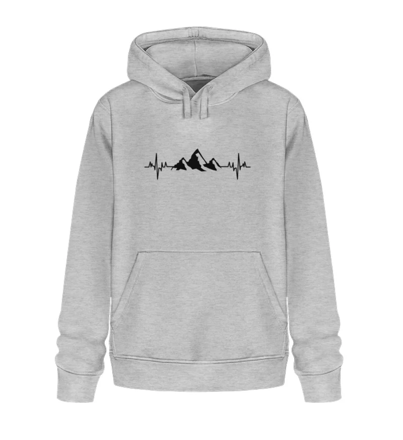 Berg Herzschlag - Unisex Premium Organic Hoodie