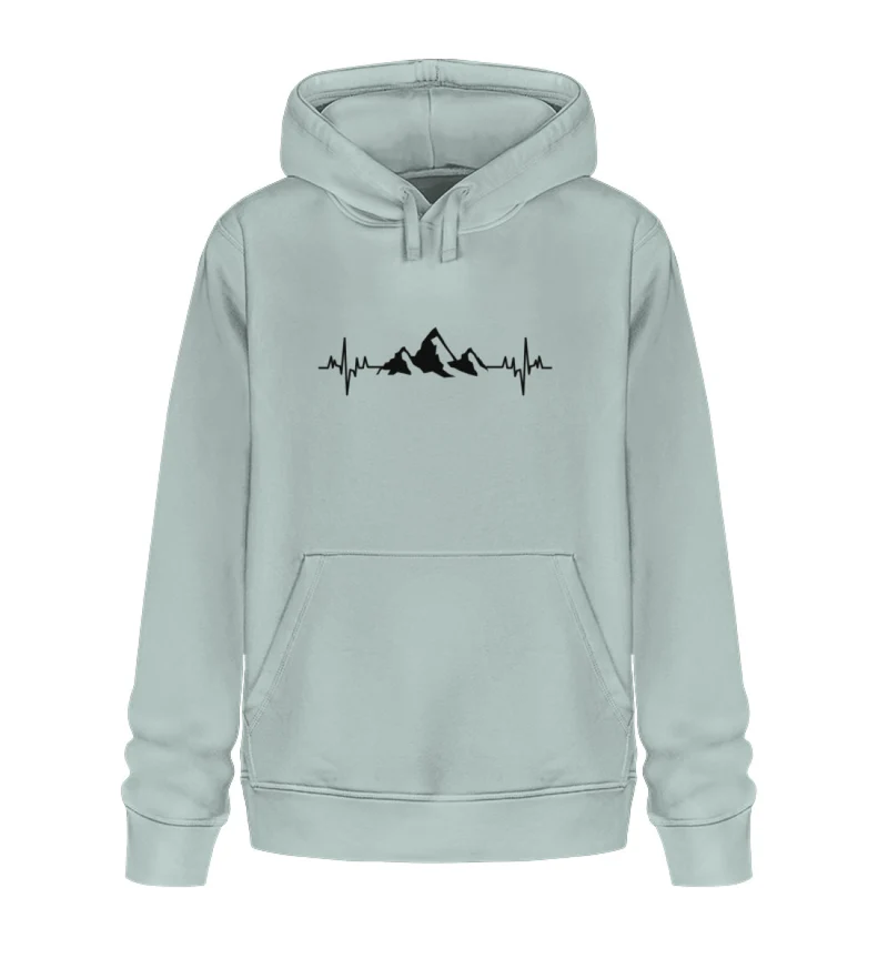 Berg Herzschlag - Unisex Premium Organic Hoodie