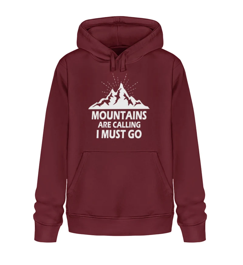 Mountains are calling - Unisex Premium Organic Hoodie