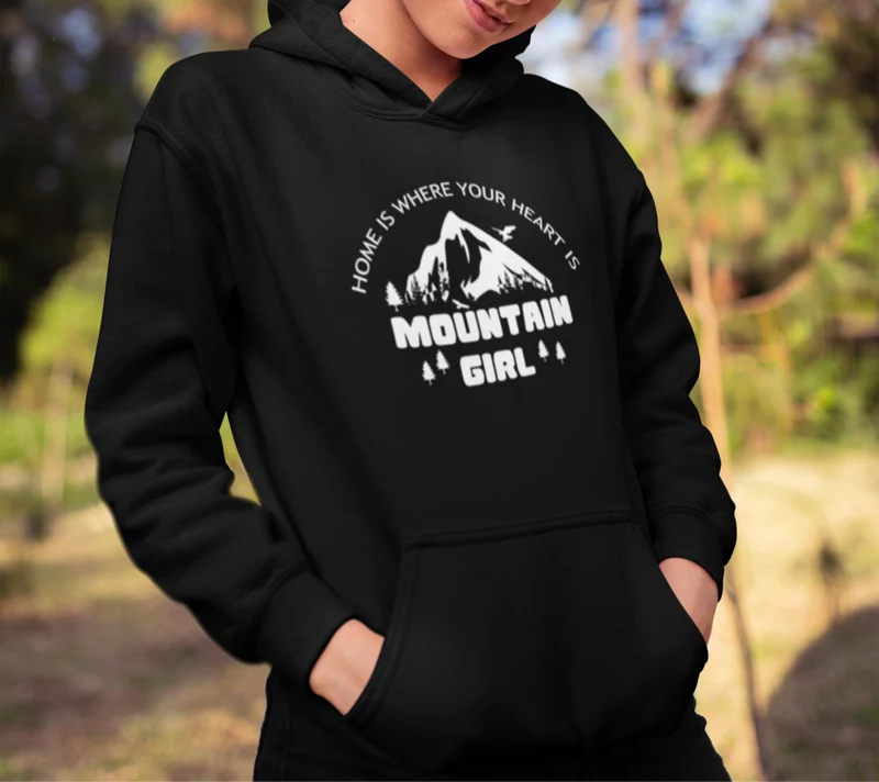Mountain Girl - Unisex Premium Organic Hoodie