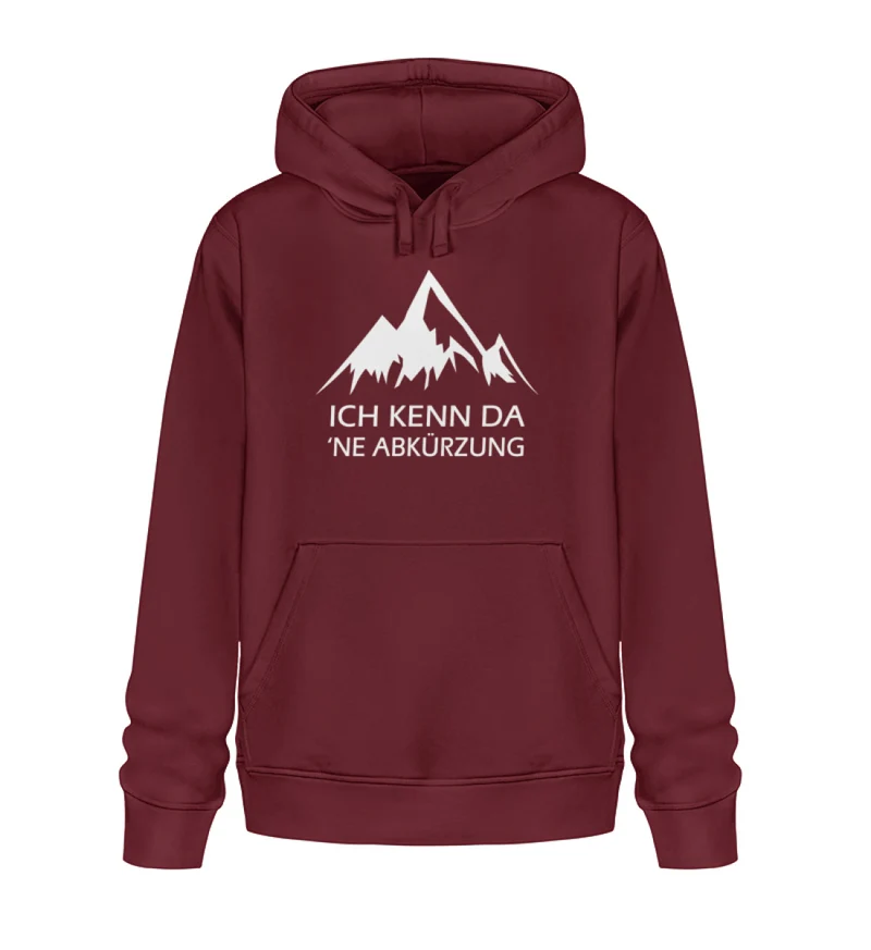 Ich kenn da ne Abkürzung - Unisex Premium Organic Hoodie