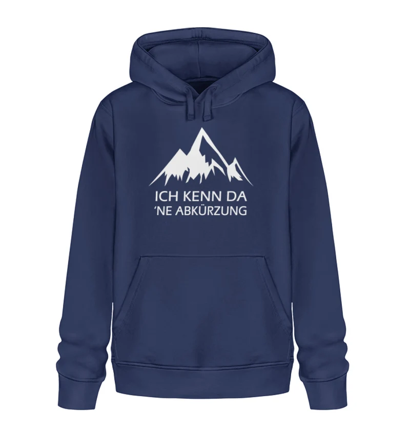 Ich kenn da ne Abkürzung - Unisex Premium Organic Hoodie
