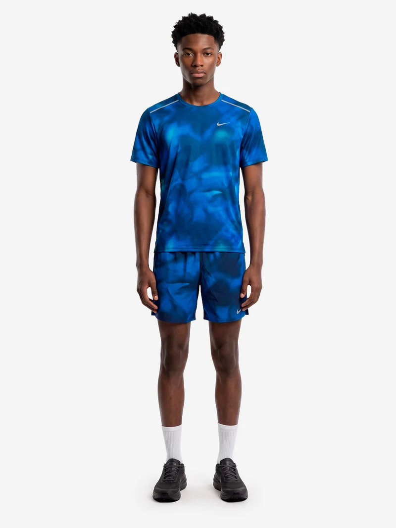 Shorts blu da running Dri-FIT con slip foderati