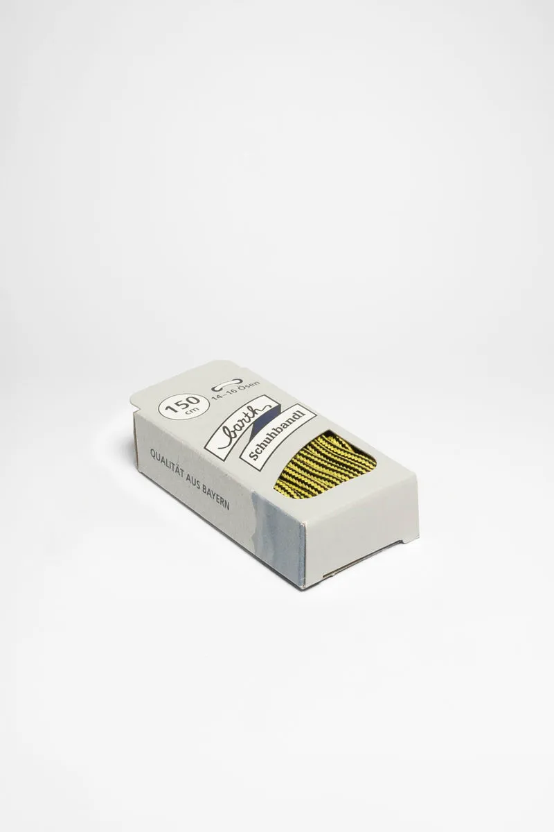 Schuhband extra dick (Gelb/Schwarz)