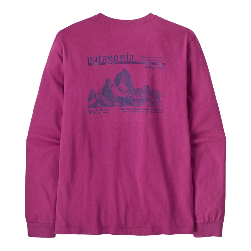M's L/S MW Hut Tripper Skyline T-Shirt
