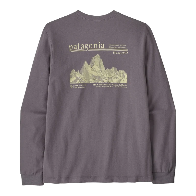 M's L/S MW Hut Tripper Skyline T-Shirt
