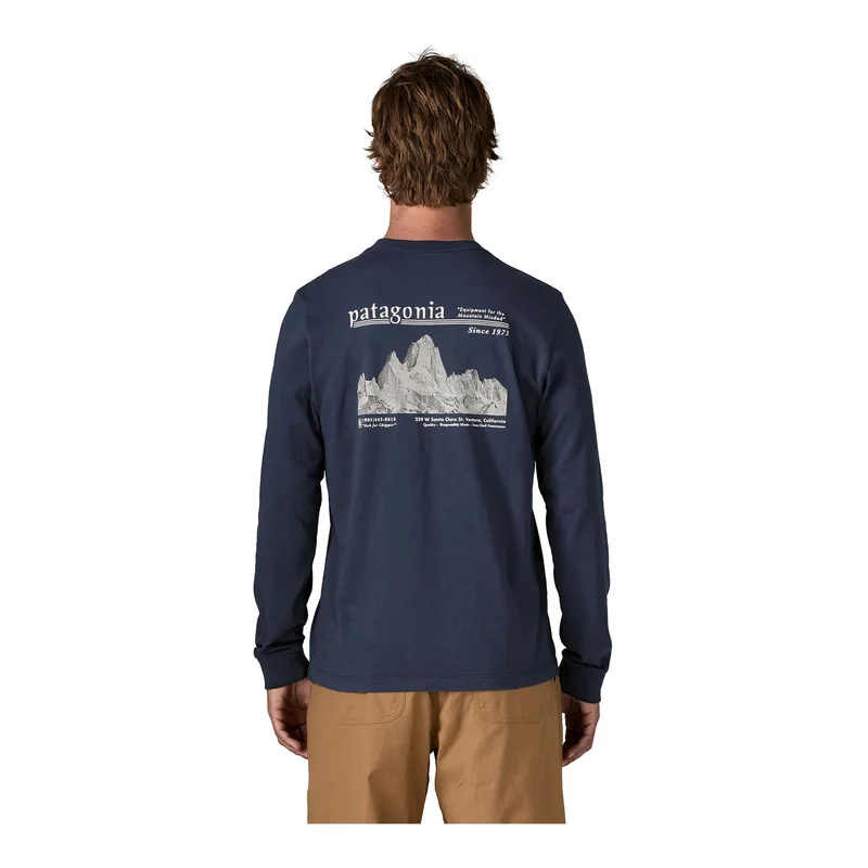 M's L/S MW Hut Tripper Skyline T-Shirt