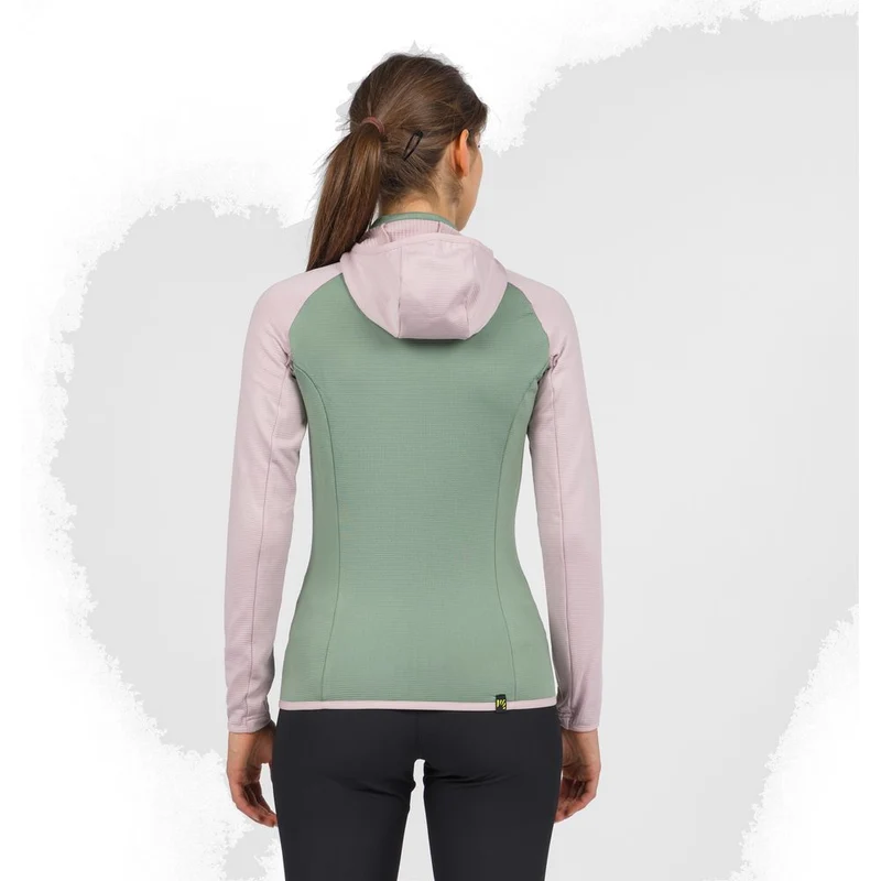 Karpos Odle Evo W Hoodie Full Zip Fleece Damen Midlayer hedge-lilac