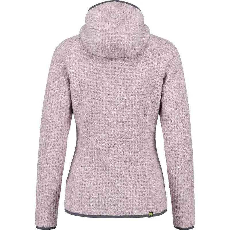 Karpos Rocchetta Evo Hoodie Damen Fleecejacke lilac-woodlgray