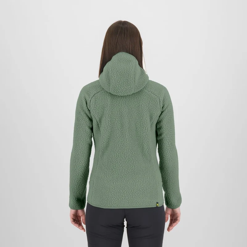 Karpos Moiazza Retrò Hoodie Damen Fleecejacke hedge