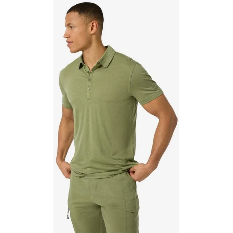 Super Natural Bio J Polo sage Herren T-Shirt