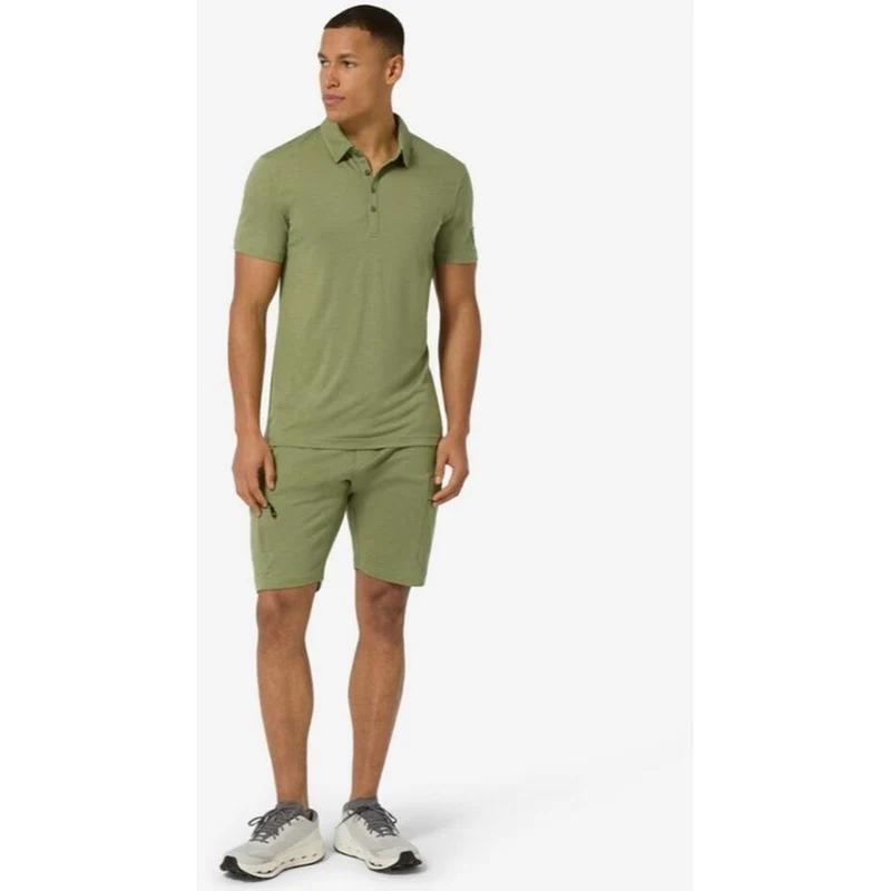 Super Natural Bio J Polo sage Herren T-Shirt