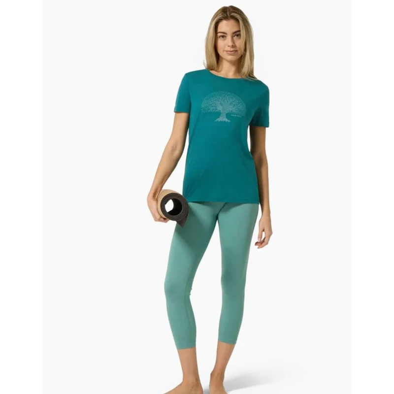 Super Natural W Tree of Knowledge Tee pacific lagoon green Damen T-Shirt