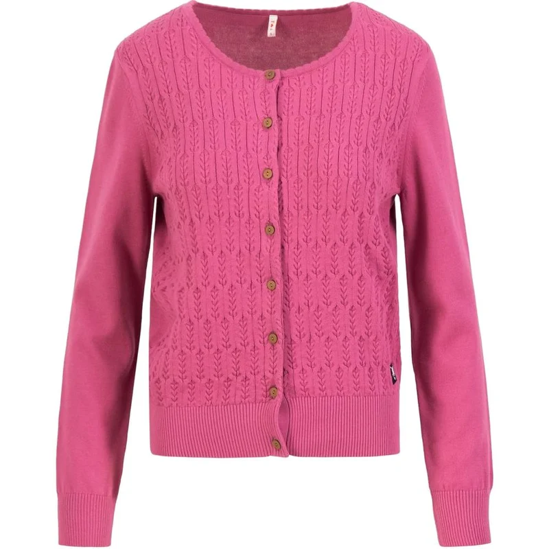 Blutsgeschwister Save The Brave Damen Strickjacke folklore-pink-knit