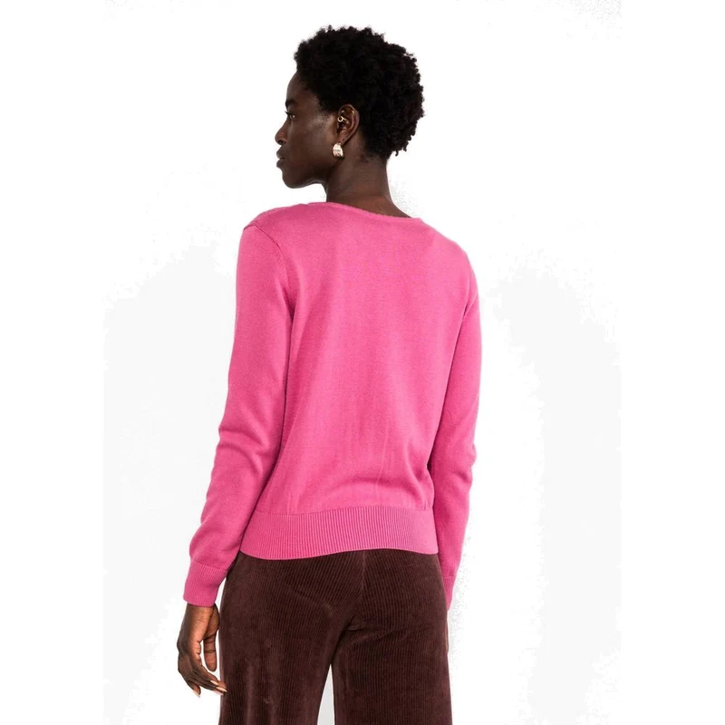 Blutsgeschwister Save The Brave Damen Strickjacke folklore-pink-knit