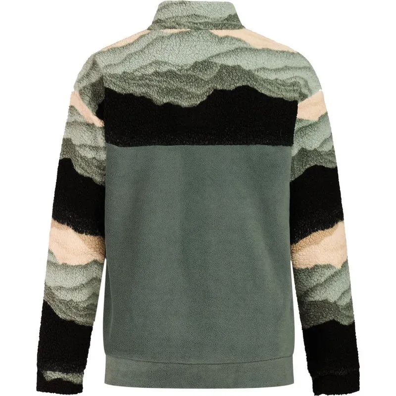 Protest Prtpublic Outdoor 1/4 Zip Top Herren Fleecepullover evergreen