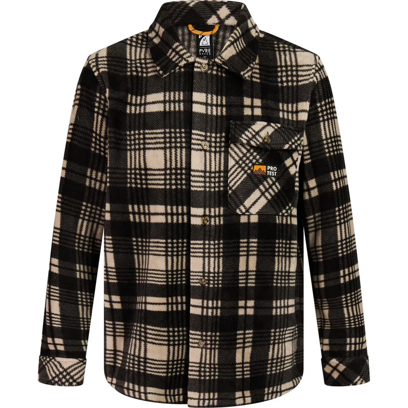 Protest Prtjacob Outdoor Herren Hemd bamboobeige