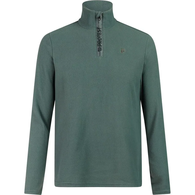 Protest Prtreperfecto 1/4 Zip Active Top Herren Fleecepullover evergreen